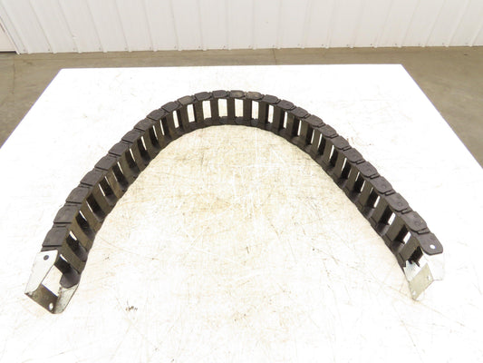 Igus 25.4.200 Energy Chain Cable Carrier Set 53" Long 25x75mm ID