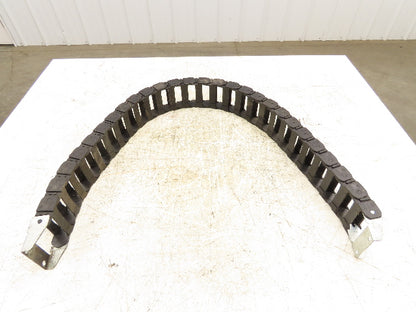 Igus 25.4.200 Energy Chain Cable Carrier Set 53" Long 25x75mm ID