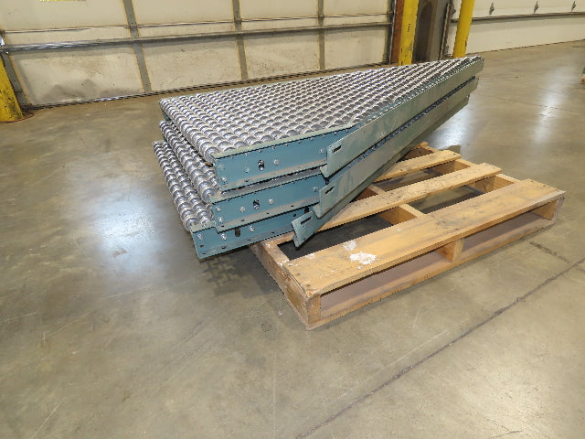 Hytrol 36"x75"L Butt Spur Skate Wheel Roller Conveyor 30° Diverter  3-Sections