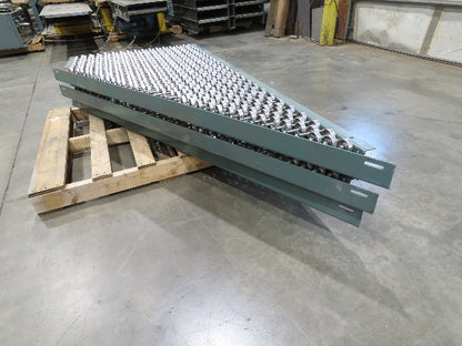 Hytrol 36"x75"L Butt Spur Skate Wheel Roller Conveyor 30° Diverter  3-Sections