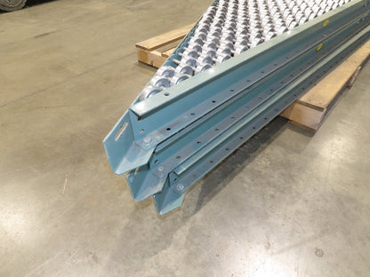 Hytrol 36"x75"L Butt Spur Skate Wheel Roller Conveyor 30° Diverter  3-Sections