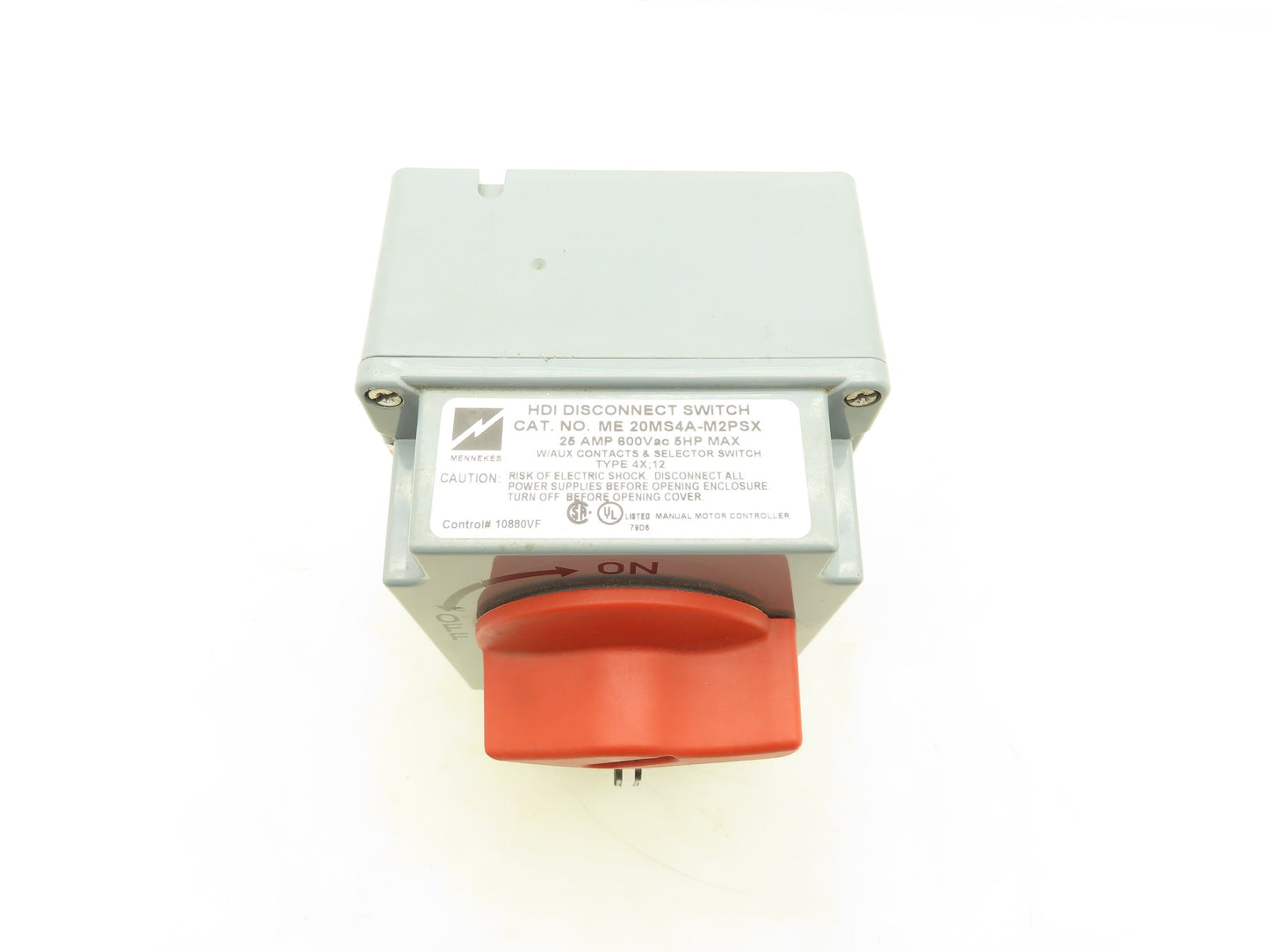 Mennekes ME20MS4A-M2PSX HDI Safety Disconnect Switch 25Amp 600VAC 5HP