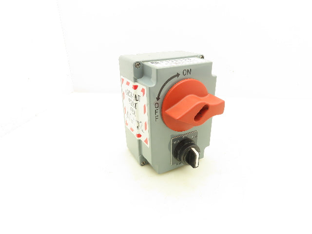 Mennekes ME20MS4A-M2PSX HDI Safety Disconnect Switch 25Amp 600VAC 5HP