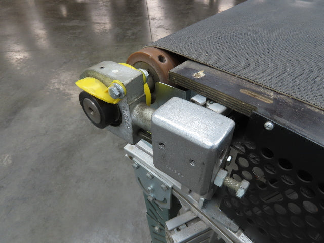 45° RH Curve Slider Bed Conveyor 28" Belt High-Speed 520 FPM Belt Drive 460V 3PH