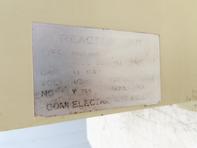 Gomi Electric Line Reactor Transformer 11kw 200V 3PH Okuma Lathe