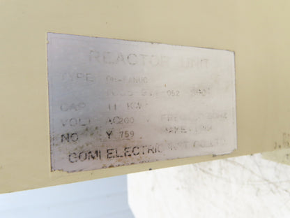 Gomi Electric Line Reactor Transformer 11kw 200V 3PH Okuma Lathe