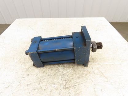Rexroth CDT4MF1 Hydraulic Cylinder 4" Bore 5" Stroke 2500 PSI Flange Mount