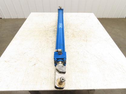 Vickers Hydraulic Cylinder 2.5" Bore 34" Stroke 3000psi Clevis Mount CDT4MP1
