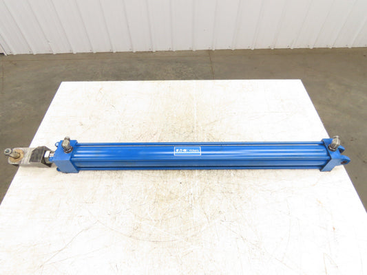 Vickers Hydraulic Cylinder 2.5" Bore 34" Stroke 3000psi Clevis Mount CDT4MP1