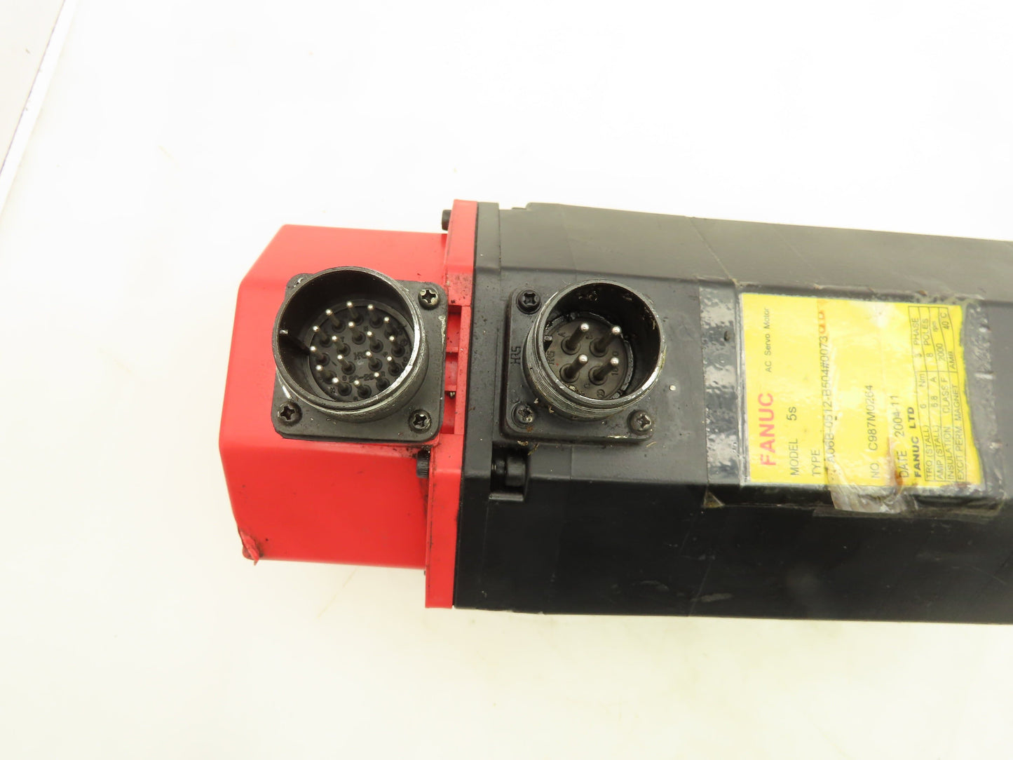 Fanuc A06B-0512-B504 AC Servo Motor 2000 RPM 3PH Pulse Coder A860-0315-T101