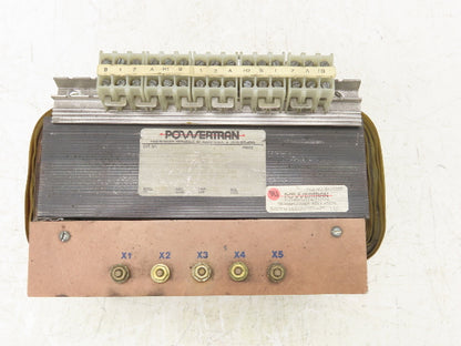 Powertran 450-2110 Industrial Transformer 4.5kVA 220/440V PRI 55/115V Sec