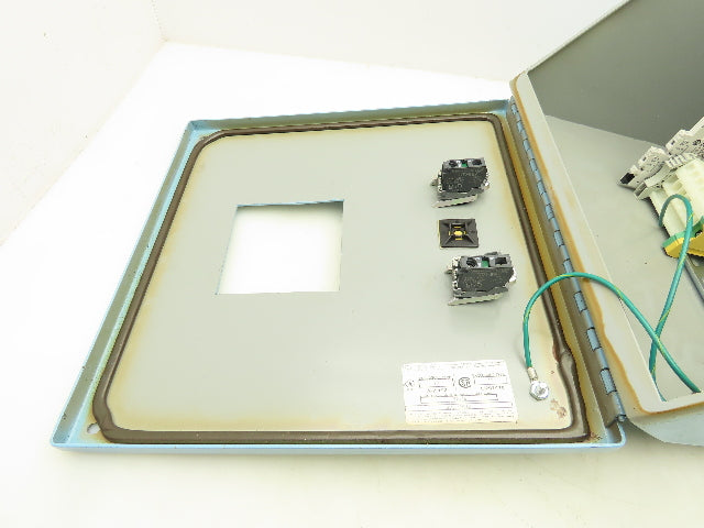 Saginaw SCE-12C12 Electrical Consoled Enclosure 12x12x9" Sloped top 3.5" Cutout