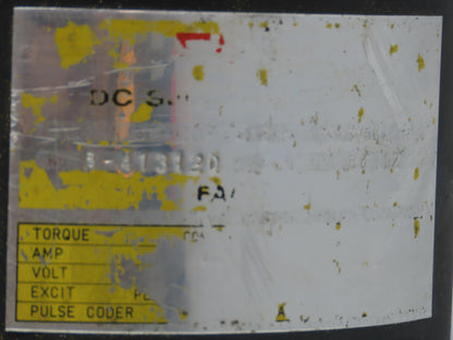 Fanuc A06B-0651-B012 DC Servo Motor 1500 RPM 165V 12A Pulsecoder A860-0300-T002