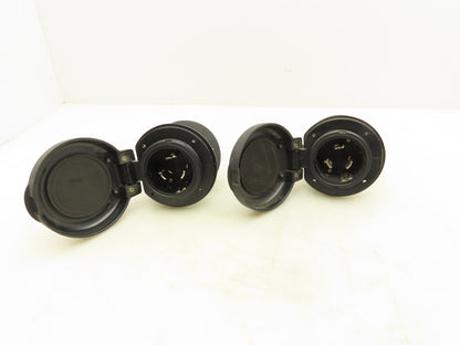 Furrion F52INR-BS Marine Shore Power Inlet With LED 50A 125/250VAC Lot Of 2