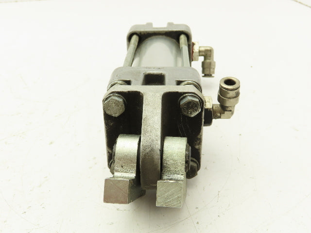 Mecman 167-04-0500-1 Pneumatic Air Cylinder 40mm Bore 50mm Stroke Swivel Eye