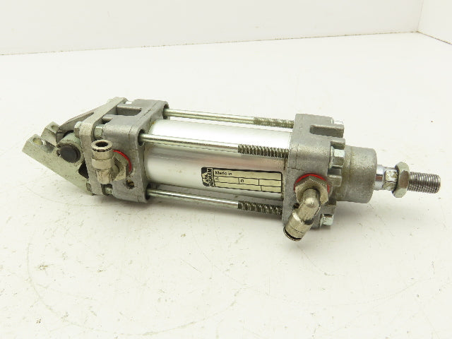 Mecman 167-04-0500-1 Pneumatic Air Cylinder 40mm Bore 50mm Stroke Swivel Eye