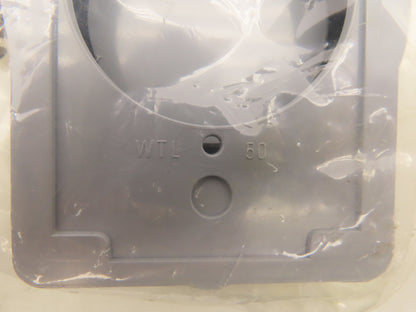 Kraloy WTL50 Single Gang Cover Twist Lock For 50A PVC