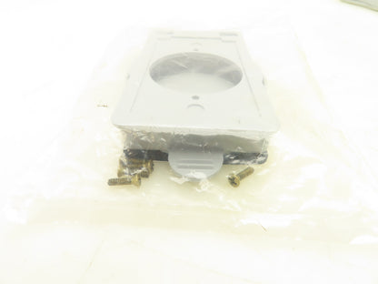 Kraloy WTL50 Single Gang Cover Twist Lock For 50A PVC