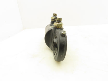Mecman Hydraulic Round Body Cylinder 63mm Bore 20mm Stroke 2300 PSI Swivel Eye