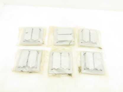 Krayloy VSDD20-2 Two Gang Device Cover Weatherproof Non Metallic Grey Lot Of 6