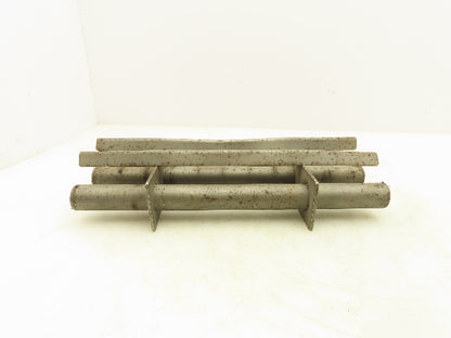 Plastic Process Equipment Stainless Magnetic Grate Rod Trap Hopper Filter 6x12"