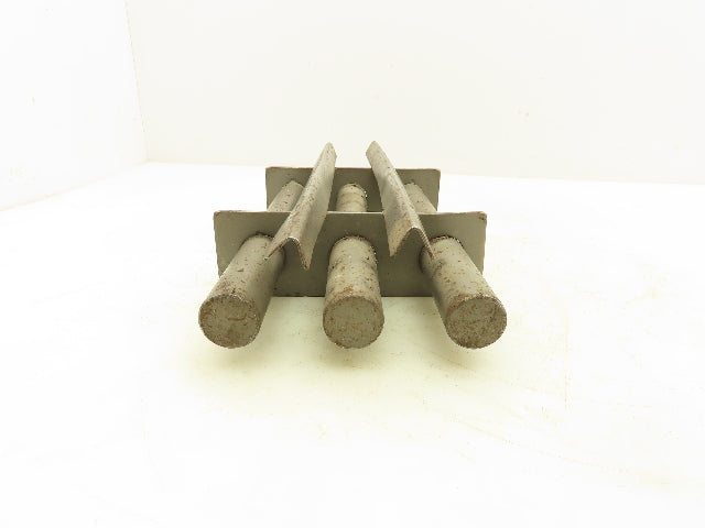 Plastic Process Equipment Stainless Magnetic Grate Rod Trap Hopper Filter 6x12"