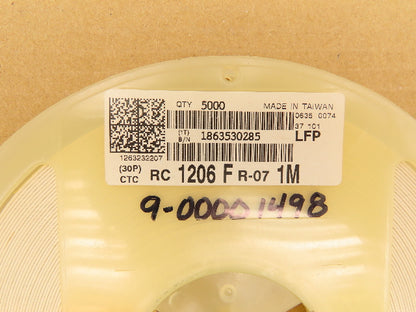 Yageo RC1206FR-071ML Film Chip Resistor Tape & Reel 1 kOhms ±1% 0.25W 5000 QTY