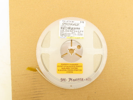 Panasonic ERJ6ENF3402V Fixed Metal Glaze Flat Chip Resistor 34K ± 1% 5000 Pcs
