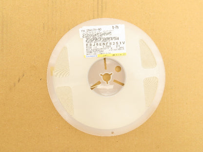 Panasonic ERJ6ENF8251V Fixed Metal Glaze Flat Chip Resistor 8.25K ±1% 5000 Pcs