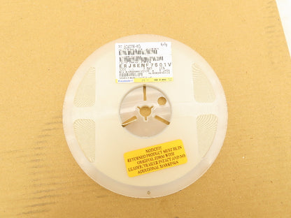 Panasonic ERJ-6ENF7501V Fixed Metal Glaze Flat Chip Resistor 7.5K ± 1% 5000 Pcs