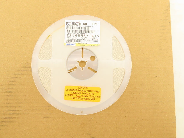 Panasonic ERJ6ENF7151V Fixed Metal Glaze Flat Chip Resistor 7.15K ± 1% 5000 Pcs