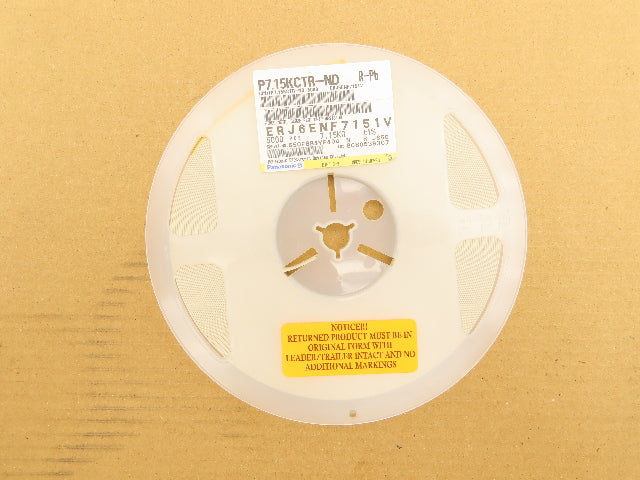 Panasonic ERJ6ENF7151V Fixed Metal Glaze Flat Chip Resistor 7.15K ± 1% 5000 Pcs