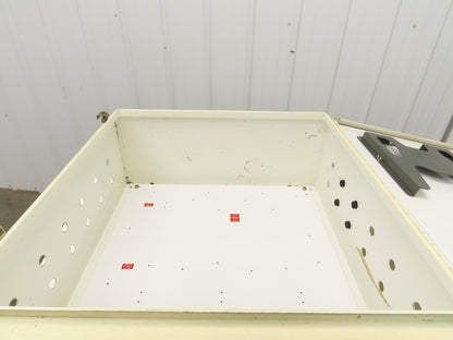 Hoffman A-303012LP Electrical Box Enclosure 30x30x12" Backplate