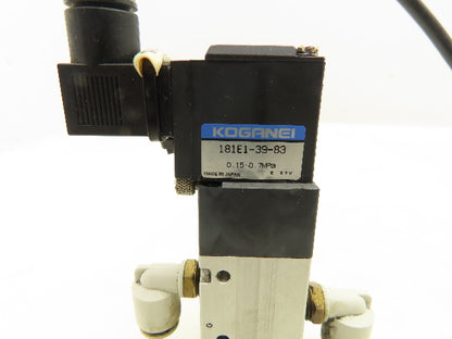 Koganei 181E1-39-83 Single Pilot Solenoid Valve 24V 1/8" NPT