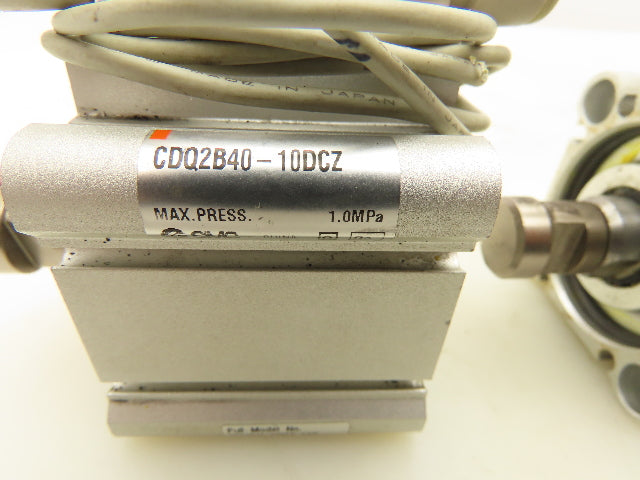 SMC CDQ2B40-10DCZ Double Acting Compact Cylinder 40mm Bore 10mm Stroke Lot of 2