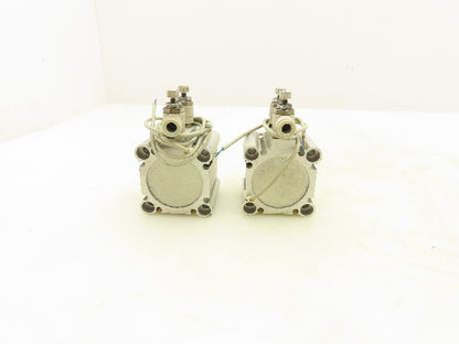 SMC CDQ2B40-10DCZ Double Acting Compact Cylinder 40mm Bore 10mm Stroke Lot of 2