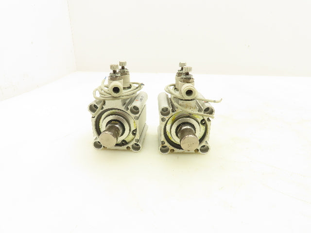 SMC CDQ2B40-10DCZ Double Acting Compact Cylinder 40mm Bore 10mm Stroke Lot of 2
