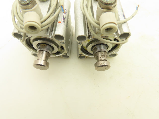 SMC CDQ2B40-10DCZ Double Acting Compact Cylinder 40mm Bore 10mm Stroke Lot of 2