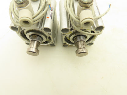 SMC CDQ2B40-10DCZ Double Acting Compact Cylinder 40mm Bore 10mm Stroke Lot of 2