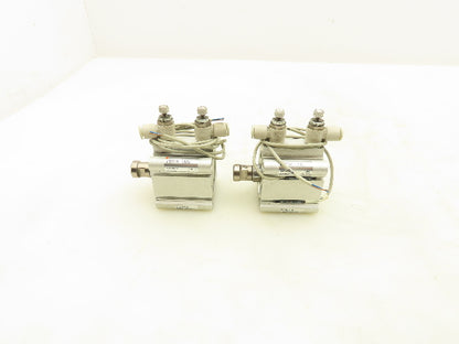 SMC CDQ2B40-10DCZ Double Acting Compact Cylinder 40mm Bore 10mm Stroke Lot of 2