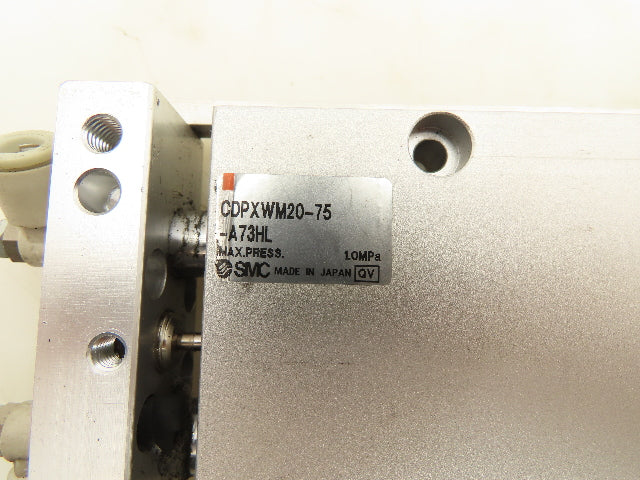 SMC CDPXWM20-75-A73HL Pneumatic Slide Bearing Endplate Mount Cylinder 1MPa