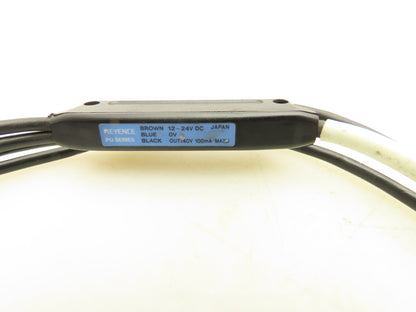 Keyence PQ-01 Photoelectric Sensor Transmitter/Receiver Set PQ-01T/PQ-01R 100mm
