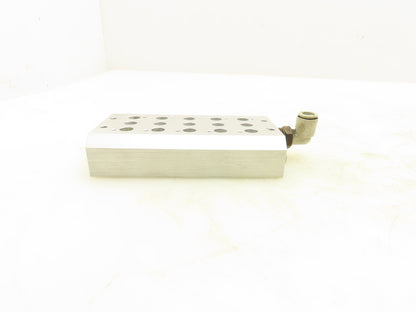 Koganei 180M5F 5-Station Hydraulic Manifold Base 1/4" NPT Port