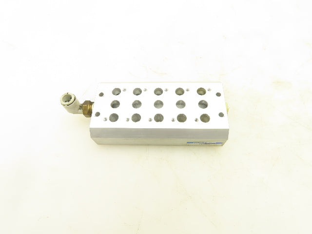 Koganei 180M5F 5-Station Hydraulic Manifold Base 1/4" NPT Port