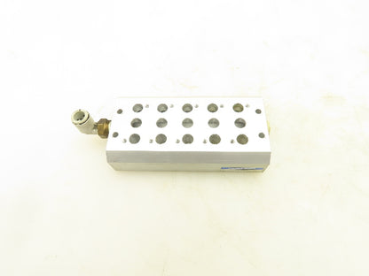 Koganei 180M5F 5-Station Hydraulic Manifold Base 1/4" NPT Port