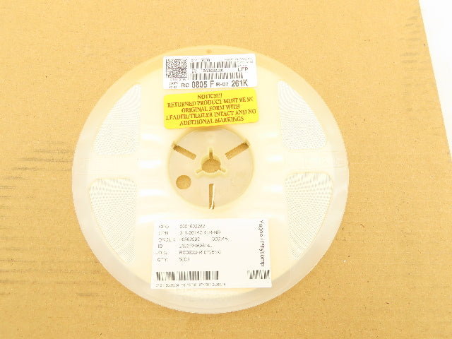 Yageo RC0805FR-07261KL Chip Resistor Tape And Reel 5000 Pieces
