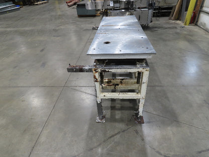 1/2" Steel Top Work Bench Table 63"L 22"W 32-52"Adjustable Height