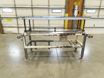 1/2" Steel Top Work Bench Table 63"L 22"W 32-52"Adjustable Height
