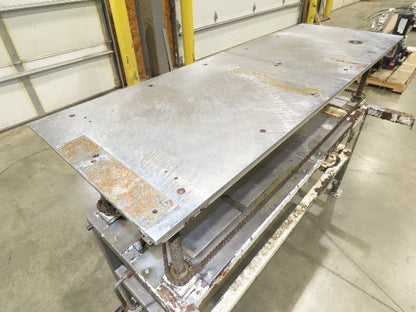 1/2" Steel Top Work Bench Table 63"L 22"W 32-52"Adjustable Height
