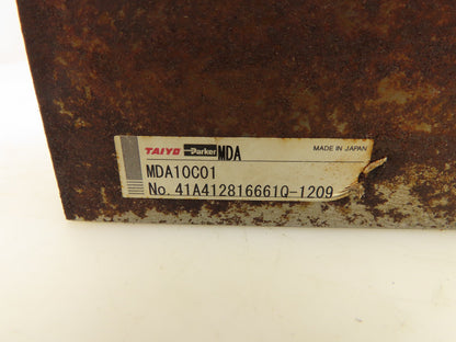 Taiyo Parker MDA10C01 Hydraulic Modular Valve Base 1-Station D03 Manifold